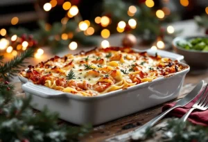 Avalanche de béchamel, saumon ultra fondant et fromage gratiné : ces lasagnes de Noël sont une pure folie