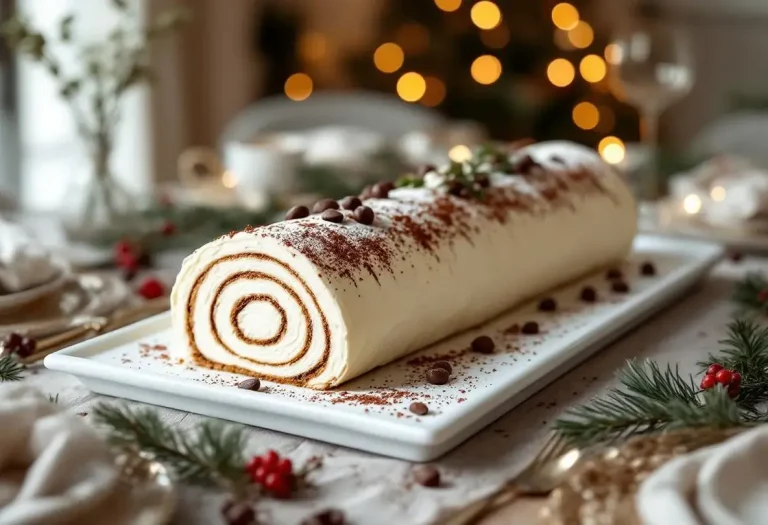 Bûche de Noël au tiramisu : la recette sans cuisson qui fait oublier la version classique et peut vraiment sauver votre repas de fête