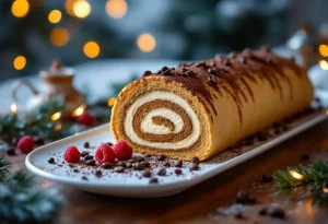 Bûche de Noël au tiramisu : la recette sans cuisson qui fait oublier la version classique et peut vraiment sauver votre réveillon