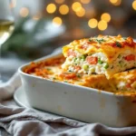 Ces lasagnes de Noël ne font pas dans la demi-mesure : poireaux fondus, saumon ultra tendre, crème et vin blanc