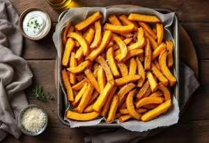 Frites de courge au parmesan : l’astuce saine (et bluffante) pour remplacer les frites classiques