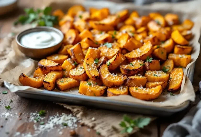 Frites de courge butternut au parmesan : l’alternative saine et croustillante aux frites classiques d’automne