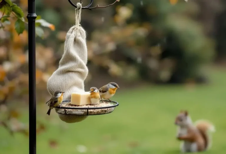 Glisser un savon dans une chaussette : l’astuce méconnue qui sauve vraiment les oiseaux de votre jardin