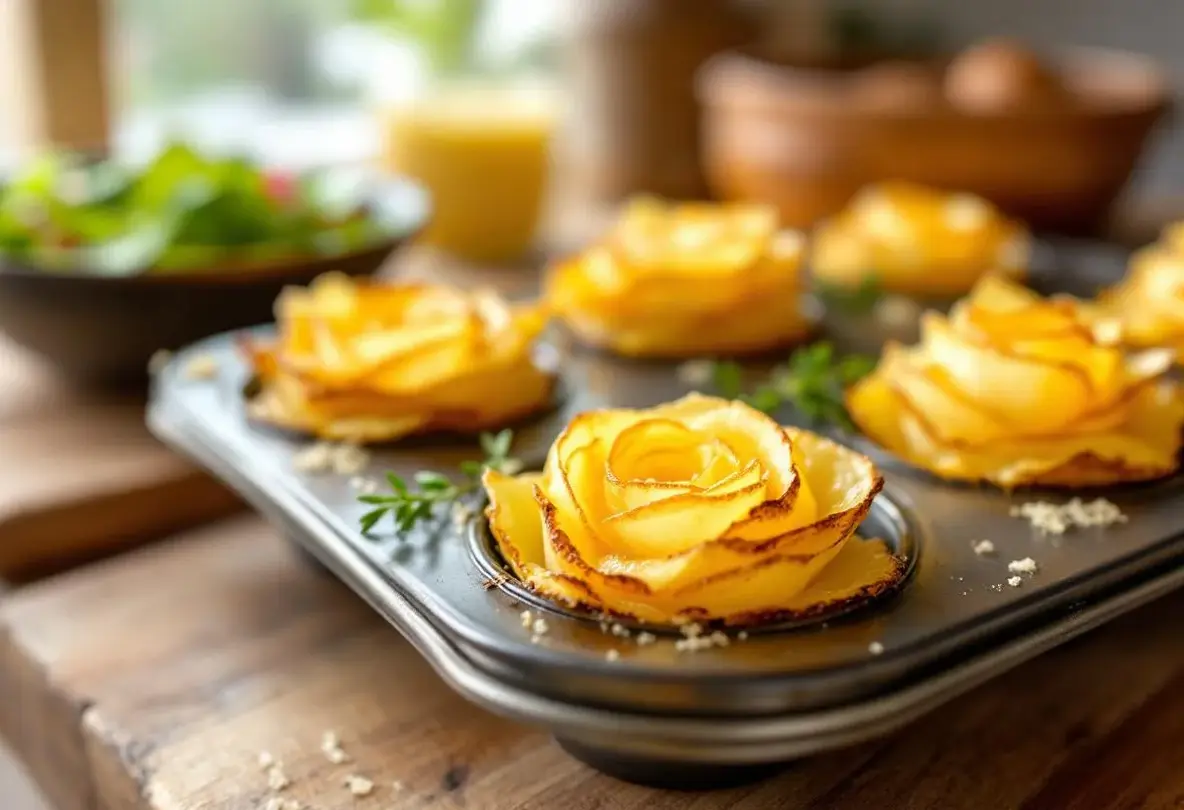 À la fois fondantes et dorées : ces pommes de terre au beurre d’ail font saliver toute la tablée au premier regard