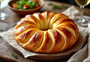 Mon feuilleté camembert–jambon–oignons : la recette “riche mais tellement bonne” que tout le monde me redemande