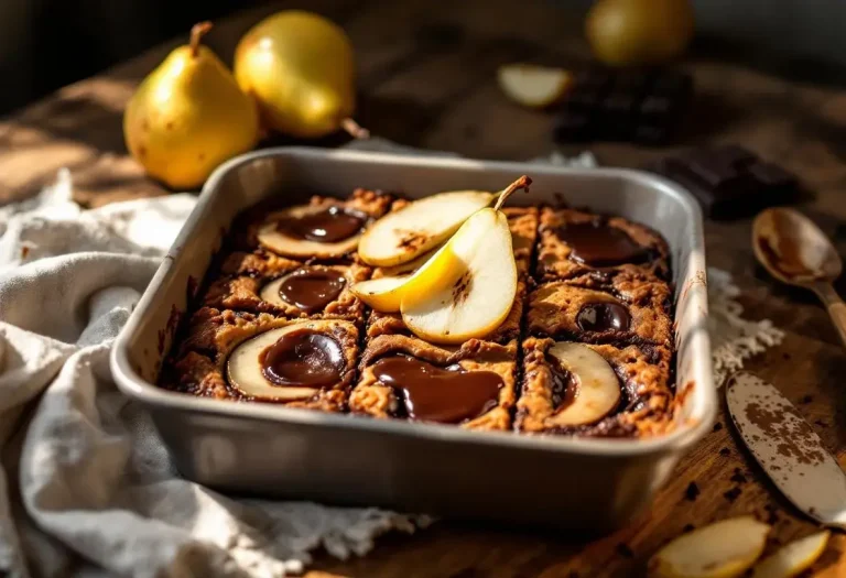 Plus fondant qu’un cake : ce dessert poire-chocolat pourrait bien vous rendre accro !