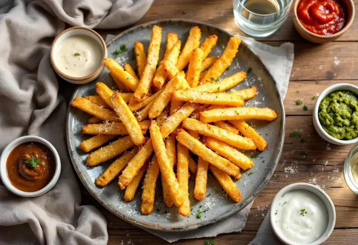 Prêts en 30 minutes, ces sticks de polenta ultra dorés au parmesan changent tout à l’heure de l’apéro ou du dîner