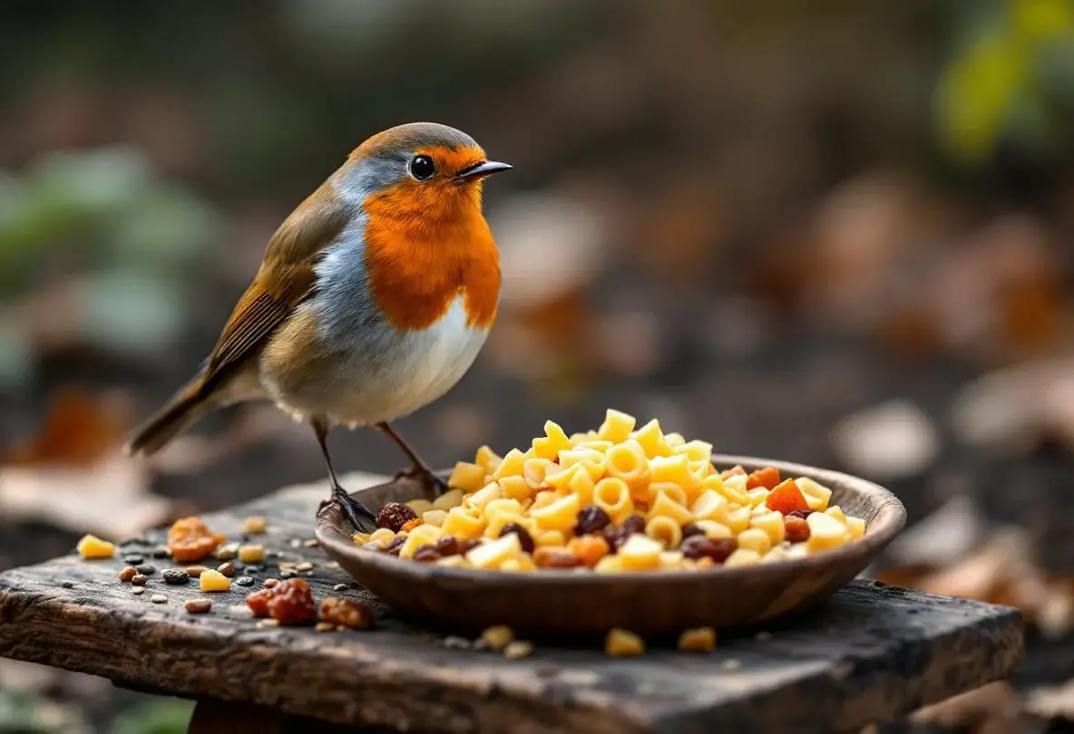 Rouges-gorges au jardin : ce soir, mettez dehors cet aliment de base à 3 centimes, que la plupart des jardiniers oublient