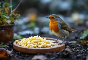 Rouges-gorges au jardin : ce soir, mettez dehors cet aliment de base à 3 centimes que presque tous les jardiniers ignorent