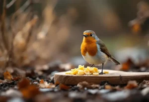 Rouges-gorges au jardin : ce soir, mettez dehors cet aliment de base à 3 centimes que presque tous les jardiniers oublient