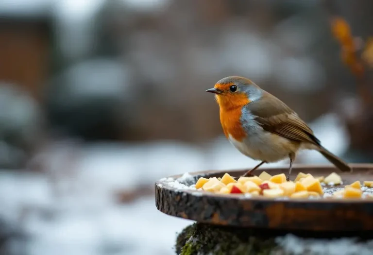 Rouges-gorges au jardin : ce soir, mettez dehors cet aliment de base à 3 centimes, que presque tous les jardiniers oublient