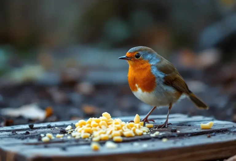 Rouges-gorges au jardin : ce soir, mettez dehors cet aliment de base à 3 centimes que presque tous les jardiniers oublient