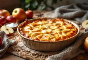 Un clafoutis tout tendre aux pommes, poires et vanille : la recette ultra moelleuse qui transforme l’automne en douceur absolue