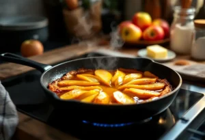 « Une poêle, et c’est tout » : le gâteau aux pommes que je fais sans four