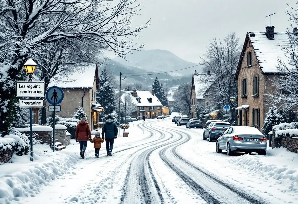 C’est officiel : jusqu’à 18 cm de neige annoncés dans ces territoires français, selon Météo France