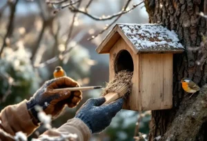 Ce geste hivernal oublié qui abîme vos abris et vous prive d'un jardin rempli d'oiseaux au printemps