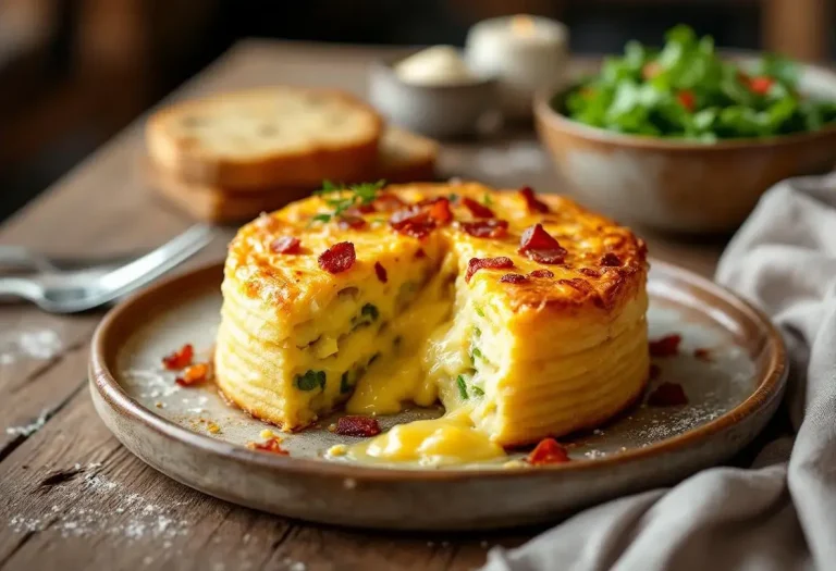 Ce gâteau salé façon tartiflette fait l’unanimité : fondant, croustillant, ultra réconfortant… tout ce qu’on aime en hiver