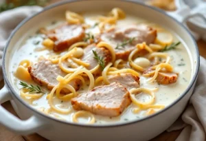 Ce rôti de porc cuit au lait est si fondant qu’on le coupe à la cuillère