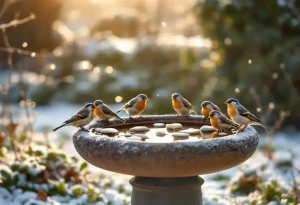 Cet objet du quotidien validé par la LPO empêche l’eau des oiseaux du jardin de geler tout l’hiver, sans aucune électricité