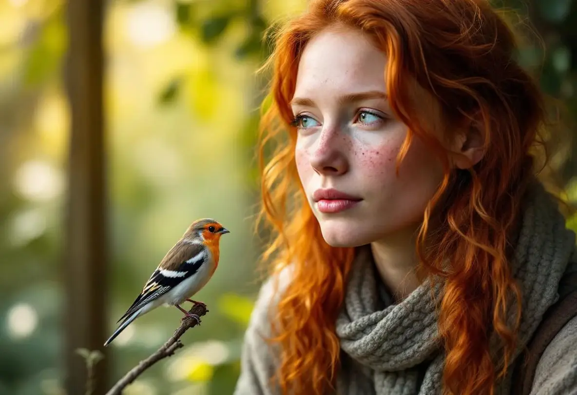 Cet oiseau a révélé le petit plus que la nature a offert aux roux