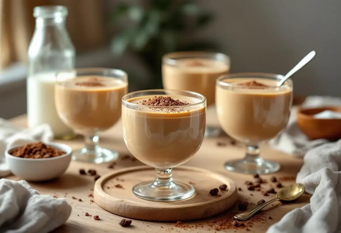 Crème dessert minute au café : une pause fondante et veloutée qui sublime le goûter sans œuf