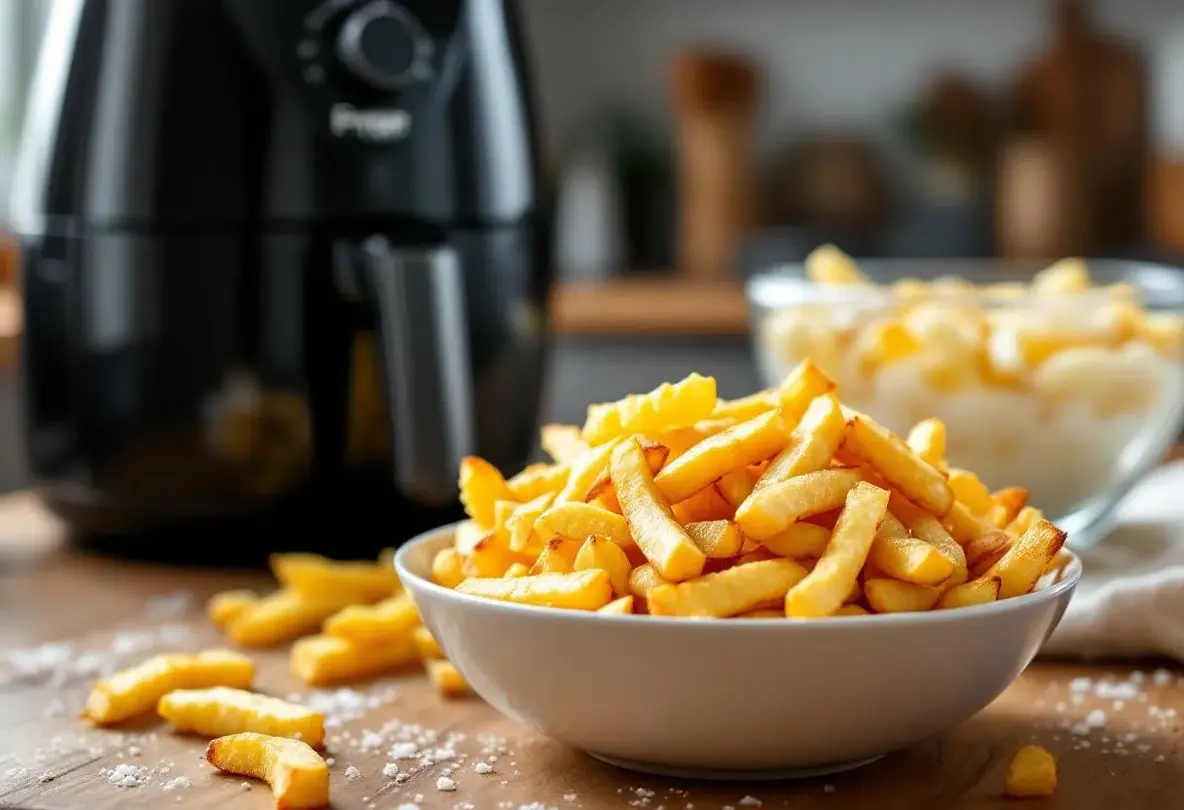 Depuis que je fais ça, mes frites Airfryer sont toujours parfaites : je vous donne l'astuce de l'eau chaude