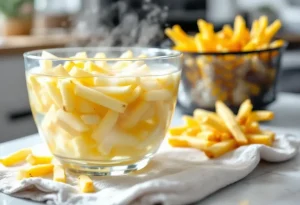 Depuis que je fais ça, mes frites Airfryer sont toujours parfaites : je vous révèle l’astuce de l’eau chaude