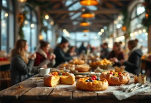 Des galettes offertes pour célébrer la nouvelle année