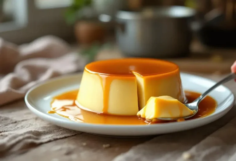 Flan au lait concentré et caramel coulant : la recette ultra douce au bain-marie