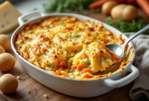 Gratin de pommes de terre, poireaux et carottes : fondant, bien doré et ultra simple à préparer