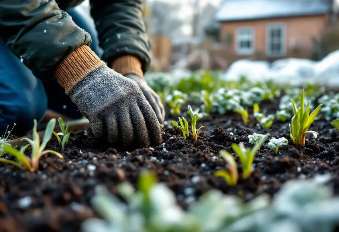 Ils plantent en janvier malgré le gel, ces légumes n’ont vraiment peur de rien