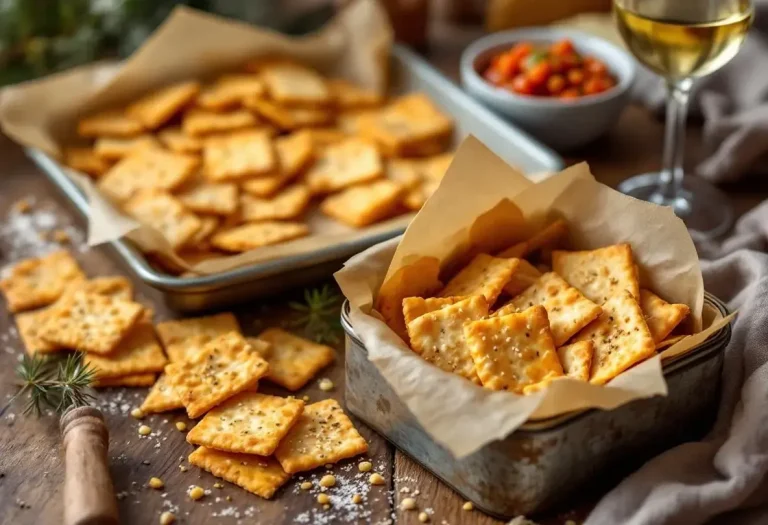 « Je les prépare en 10 minutes pour l'apéro » : mes crackers maison ultra croustillants au fromage et graines dorées, bien plus savoureux que les industriels