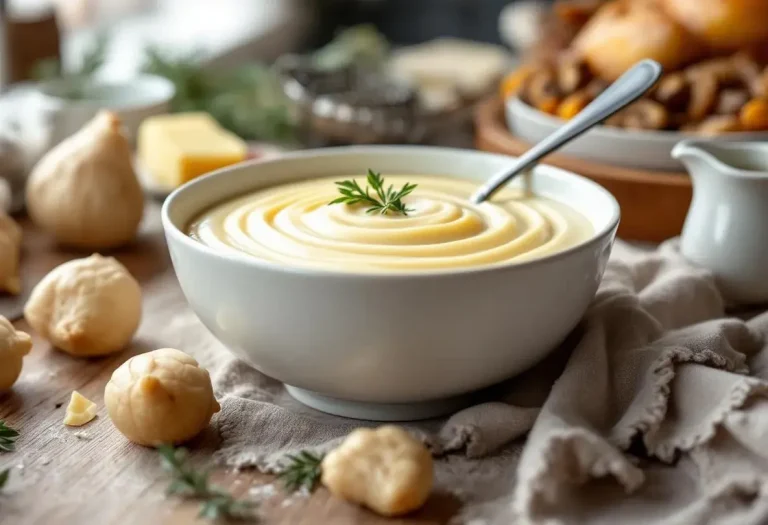 Osez la purée de topinambours ultra crémeuse : douceur hivernale, parfum délicat et préparation express avec seulement 4 ingrédients !