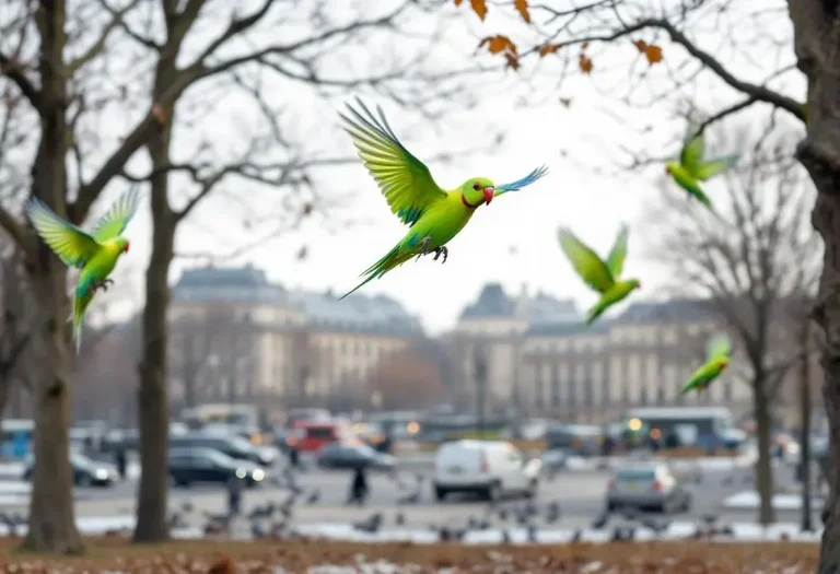 Perruches vertes : d'où viennent ces oiseaux exotiques qui ont colonisé Paris et toute l'Île-de-France ?