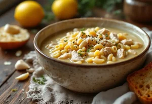 Poireau fondant, orzo moelleux, bouillon citronné : la soupe italienne qui met tout le monde d’accord quand il fait froid l'hiver