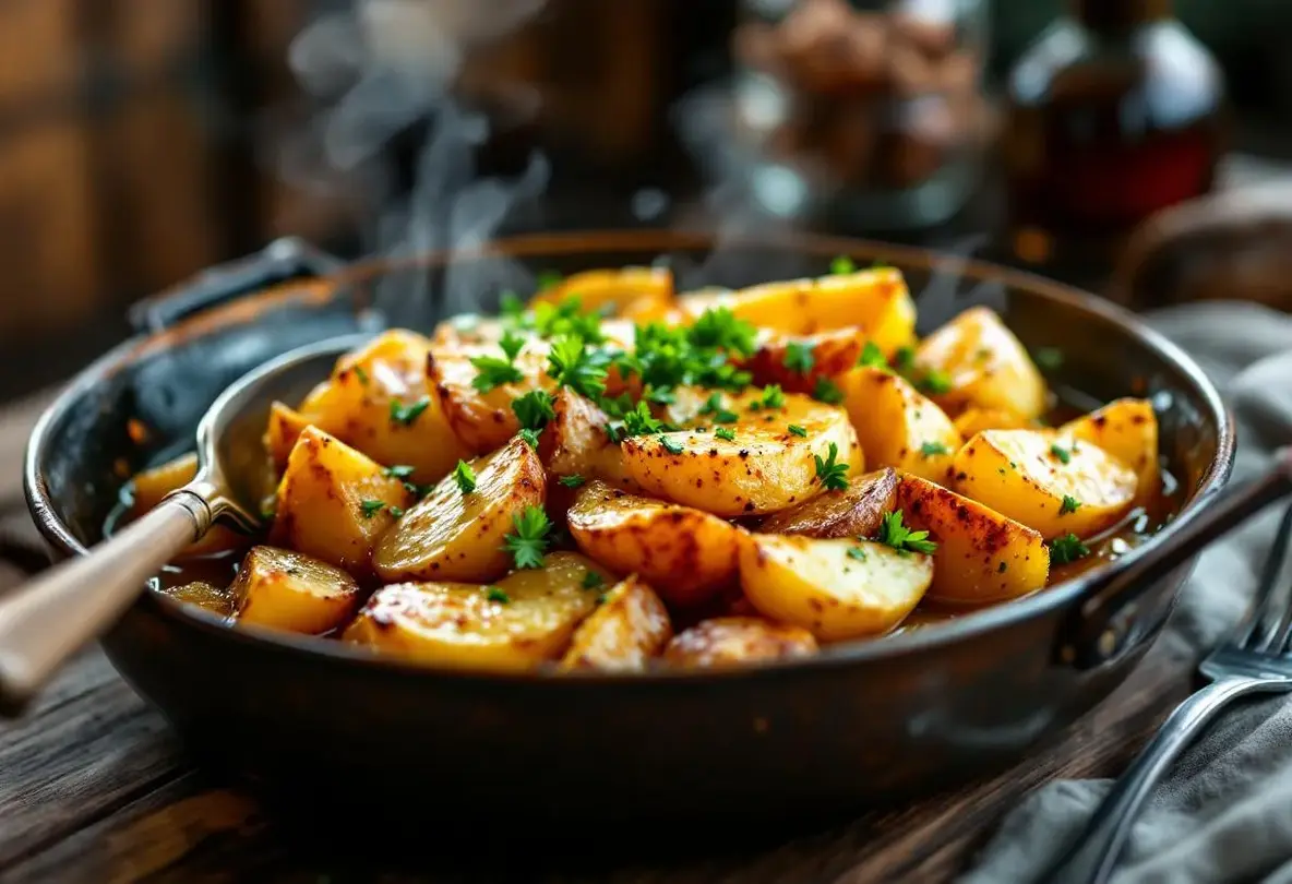 Pommes de terre à la portugaise : double cuisson pour un crousti-fondant irrésistible