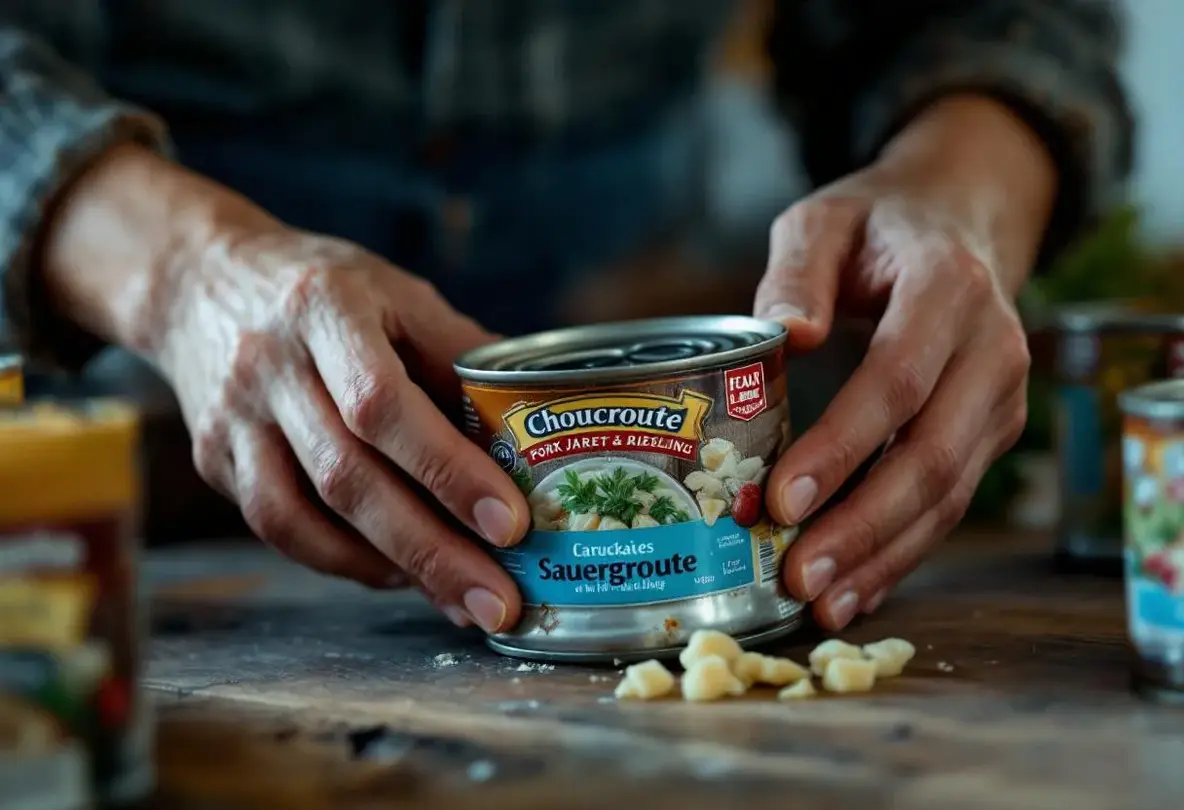 Rappel chez Intermarché, Auchan, Leclerc et d'autres enseignes en raison d'une altération sur ces boîtes de choucroute