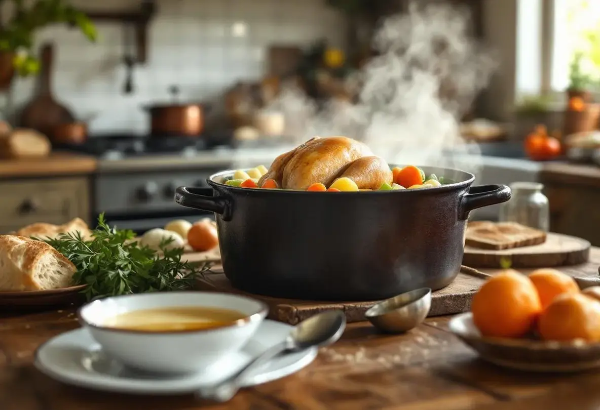 Recette de poule au pot comme chez ma grand-mère !