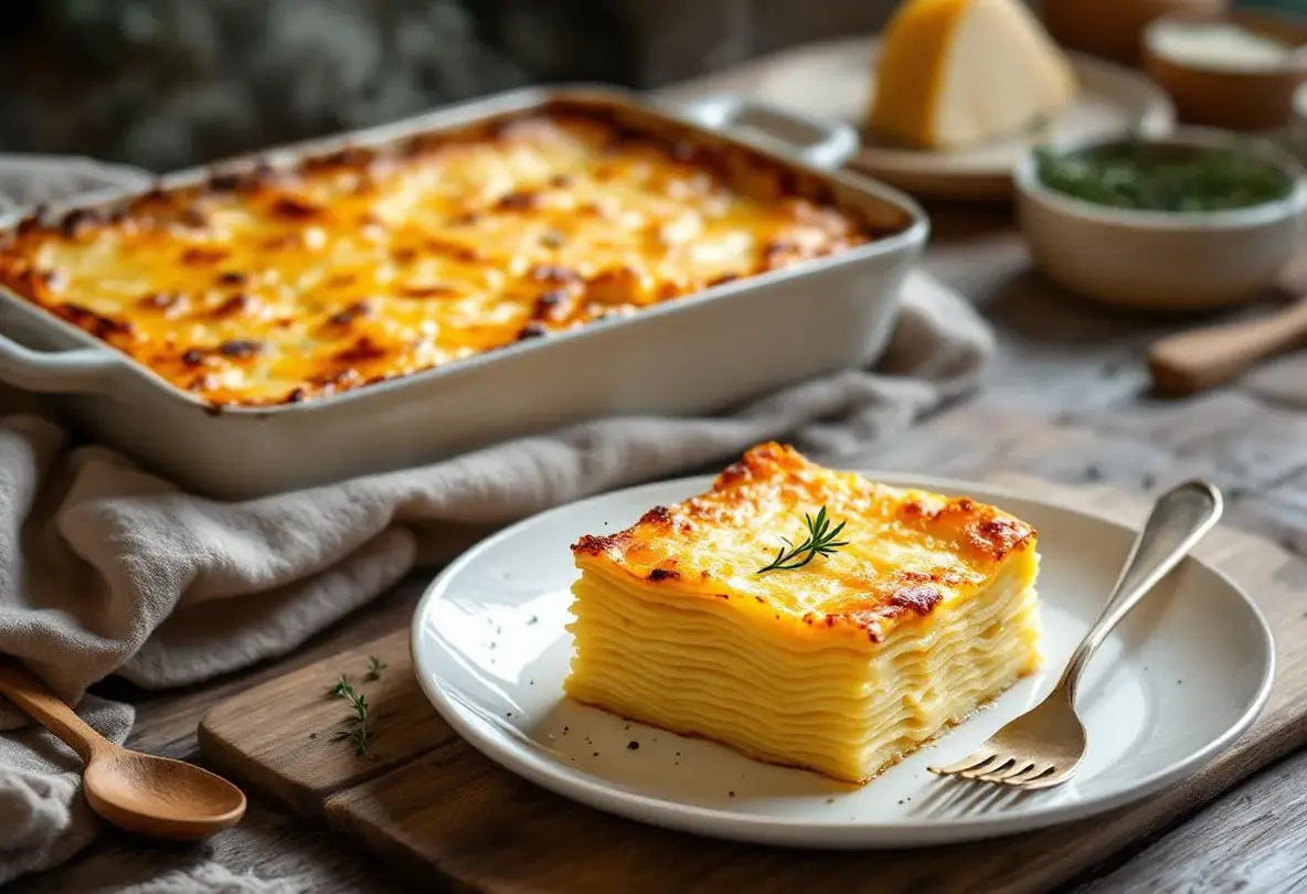 Rien de tel qu’un gratin dauphinois fondant au comté pour affronter l’hiver avec gourmandise et envie de partage