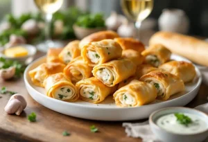 Roulés croustillants express : l'apéro parfait prêt en 15 minutes