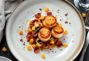 Saint-Jacques, mandarine et chicon : une recette de fête ultra raffinée