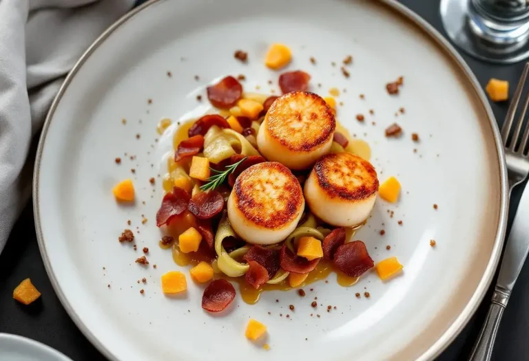 Saint-Jacques, mandarine et chicon : une recette de fête ultra raffinée