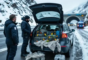 Trafic international d'oiseaux protégés démantelé en Suisse