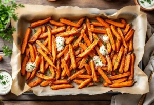 « Trois ingrédients, 30 minutes au four » : les frites de carottes ultra croustillantes qui font sensation à l’apéro comme au dîner