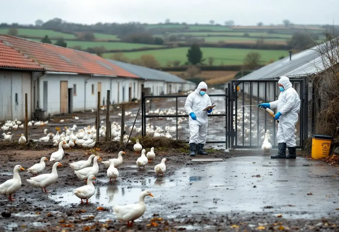 Un foyer de grippe aviaire détecté dans un élevage de canards en Bretagne, l’alerte est donnée