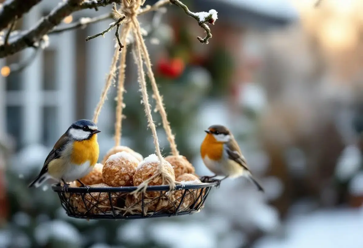 Vos restes de fêtes peuvent nourrir les oiseaux cet hiver (et c’est vraiment très facile)