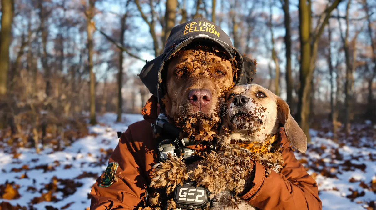 Coincée dans un terrier de blaireau lors d’une battue, une chienne de chasse sauvée après une intervention risquée