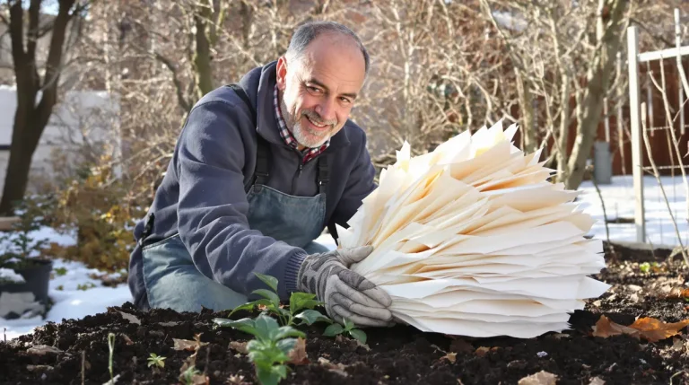 En février, mettez ce papier du quotidien au jardin sinon vous passerez le printemps à arracher les mauvaises herbes