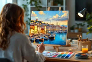 Transformer ses photos de Marseille en peinture par numéros : une activité créative et anti-stress à faire à la maison
