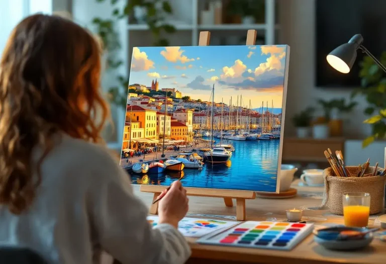 Transformer ses photos de Marseille en peinture par numéros : une activité créative et anti-stress à faire à la maison